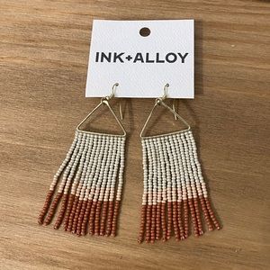 Ink + Alloy Beaded Earrings